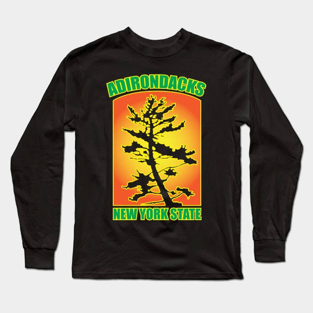 Adirondacks Long Sleeve T-Shirt by EpixDesign